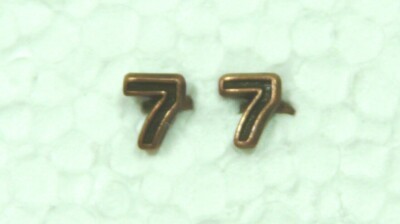 US Medal Ribbon devices attachments, bronze number 