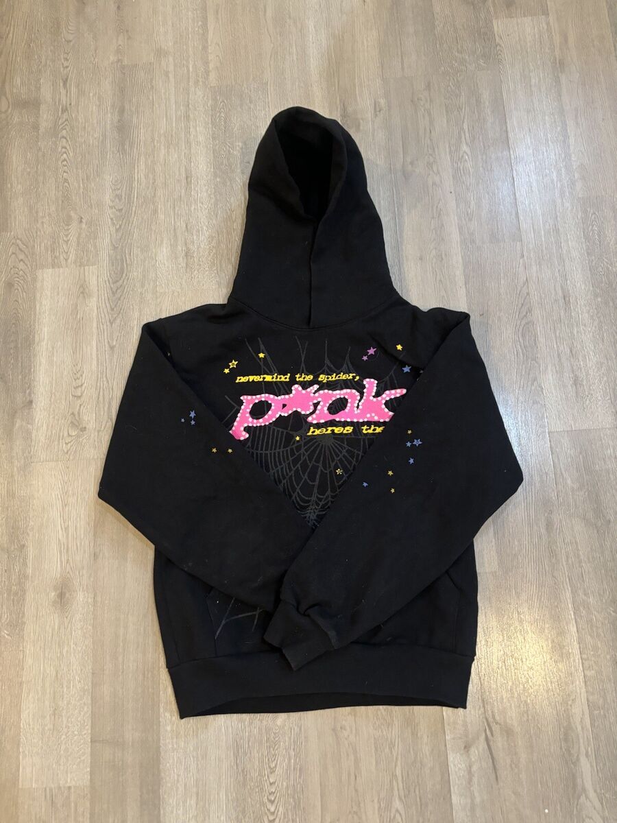 NEW Spider Worldwide × Young Thug Sp5der Black Punk Hoodie NEW Spider Worldwide × Young Thug Sp5der Black Punk Hoodie