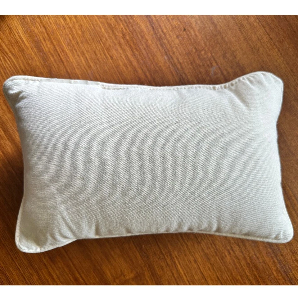 Decorative Tapestry Pillow Rectangle Small Flowers "Nature's Gifts We All Share" - Image 3 of 4