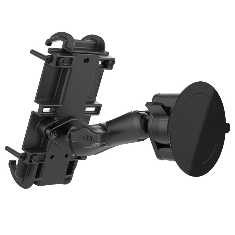 SUPPORTO VENTOSA RAM-MOUNT RAM-B-166-PD4U x CELLULARE Samsung Galaxy A56 A36 F55 - 1