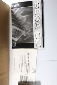 Sega CD Model 2 & Genesis Console Bundle w/ Box, Good Condition + Games -TESTED