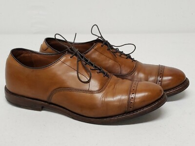 Brooks Brothers Men\'s Brown Leather Oxfords (Goodyear Welted) Goodyear Welted Loafers | Brooks Brothers main image 2
