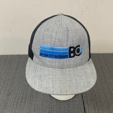 Bryson City Outdoors NC Trucker Hat Snapback Cap Mens Size M/L Mesh Back