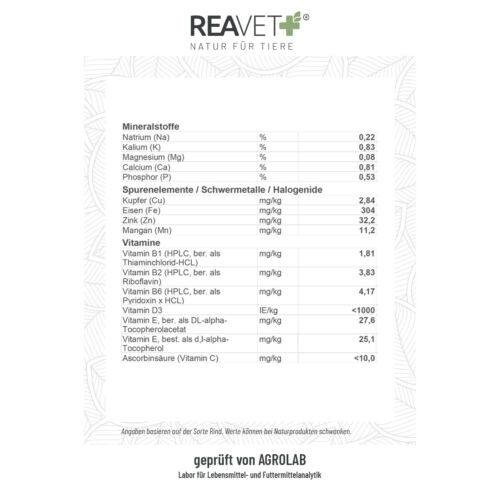 REAVET Hundefutter Trocken 12kg - Ente Trockenfutter Hund Glutenfrei Futter - Bild 3 von 6