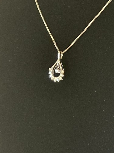 Schöner 0,4ct Hängel Diamant 18k Gold Anhänger 1,4 g - Bild 20 von 21