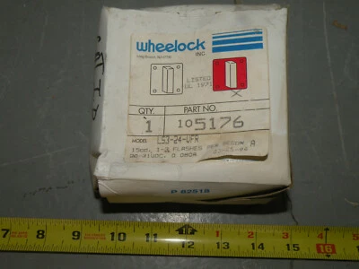 (1) Wheelock L53-24-VFR Fire Alarm Strobe 20-31vdc red 105176