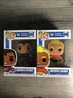 Lot Of  Funko Pop! Heroes - Superman 443 + Aquaman 445 Gingerbread DC Super Hero