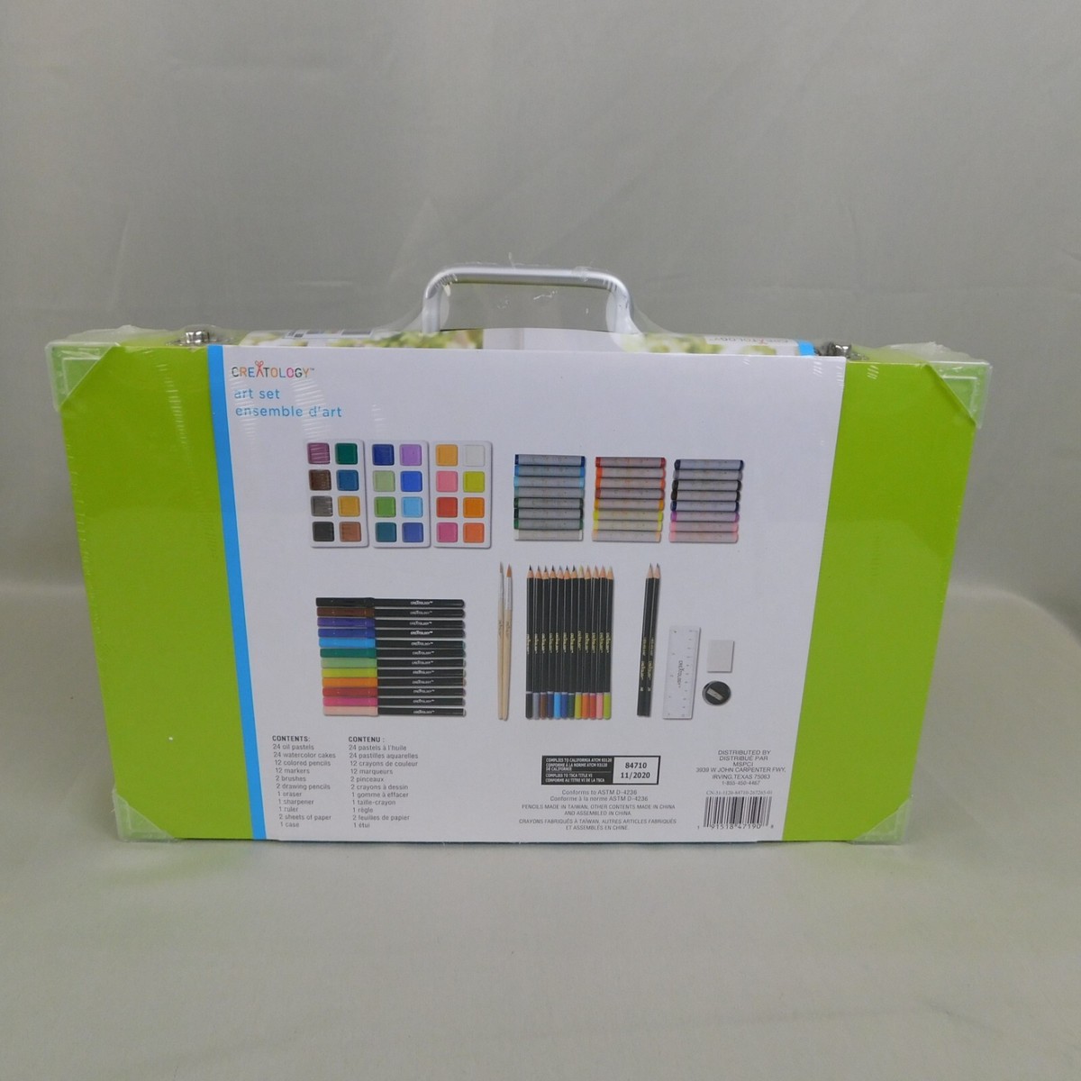 Creatology 82-Pc Art Set Case Oil Pastels Watercolor Pants Creatology 82-Pc Art Set Case Oil Pastels Watercolor Pants