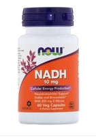 Now Foods Nadh 10 Mg 60 Vegetable Capsules