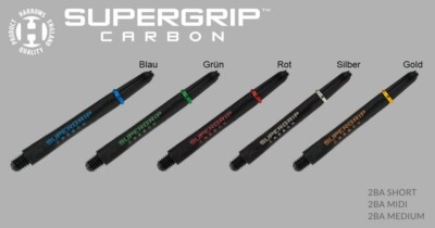 Harrows Supergrip Carbon premium Shafts Longlife Schäfte