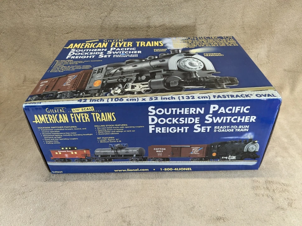 AMERICAN FLYER S Gauge 6-49634 SOUTHERN PACIFIC DOCKSIDE SET RTR - Image 3 of 4