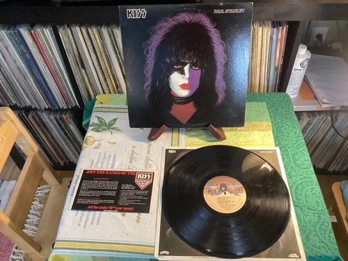 Kiss Paul Stanley Vinyl LP 1978 NBLP 7123 Casablanca Cleaned & Tested VG+/VG