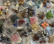50 Bags Beads Charms Pendants Jewelry Making Supplies Grab Bag Variety Mixed Lot