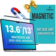 Magnetic Anti Blue Light Screen Protector Compatible with MacBook Air 13.6 in...