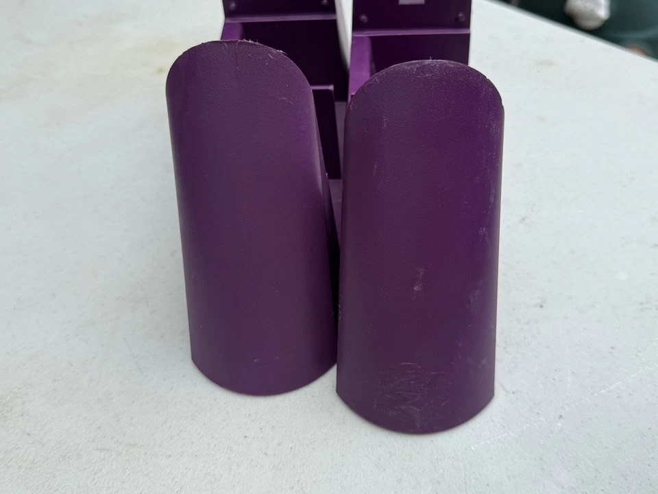 Soportes de pie originales SGI Indigo 2 PÚRPURA 1995 producción gráficos de silicona Foto 4 de 4