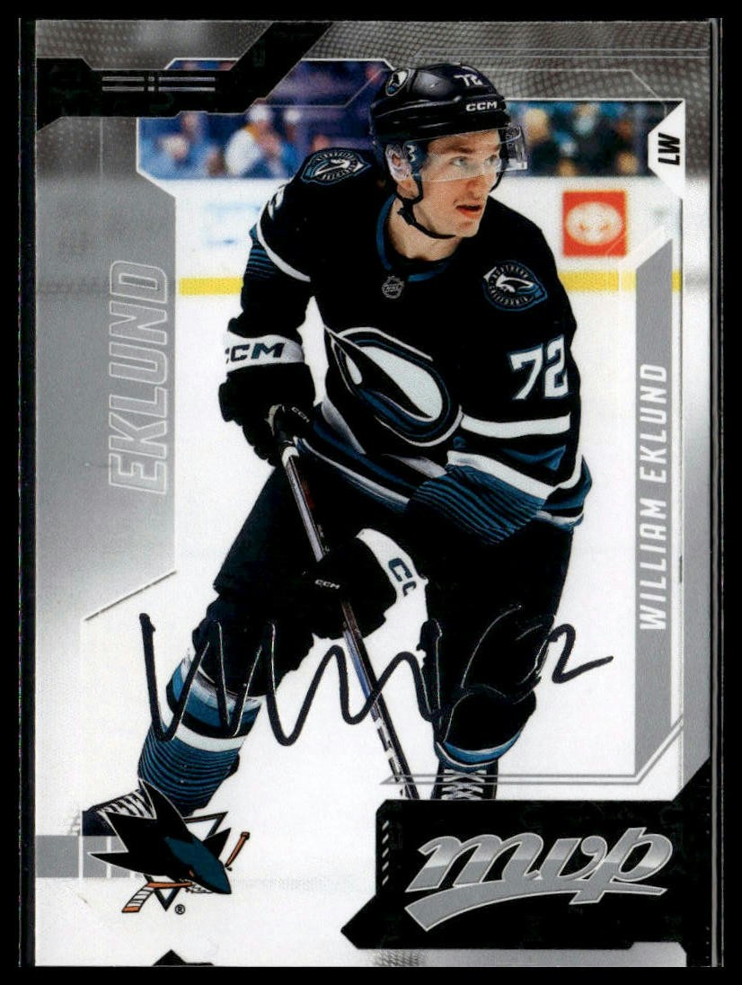 2026-27 Upper Deck MVP #75 William Eklund Silver Script