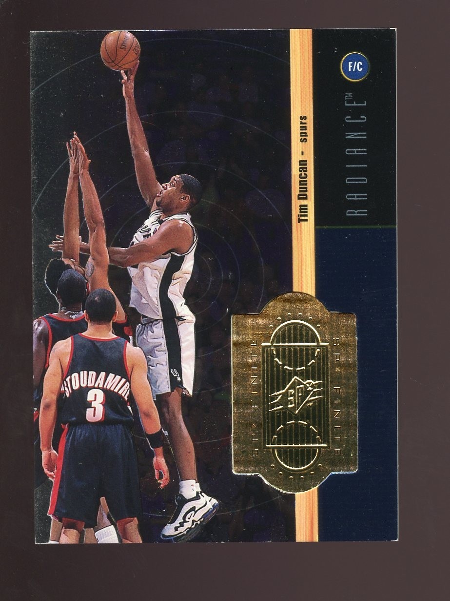1998-99 SPX FINITE TIM DUNCAN RADIANCE #68 4663/5000