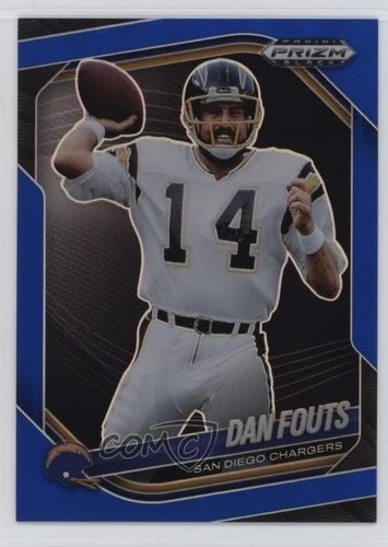 2025 Panini Prizm Black Blue Prizm 85/199 Dan Fouts #128 HOF
