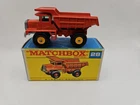 Lesney Matchbox Mack Dump Truck No 28 F Series Box Orange W/ Yellow Wheel Hubs