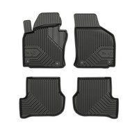 FußMatten Gummimatten No.77 FüR Skoda Octavia Ii 2004-2013 Tpe Schwarz 4 Teile