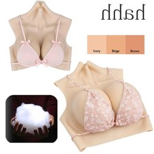 B-H Cup Realistic Breast Forms Silicone Fake Boobs For Crossdresser Drag Queen