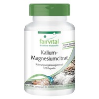 Kalium-Magnesiumcitrat - 120 Kapseln Hochdosiert, BioverfüGbar | Vegan Fairvital