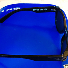 SPY Borough Men's Wrap Sunglasses Black Frame/Black Tinted Lens 56  16-145