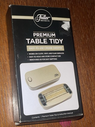 Fuller Brush Company Premium Table Tidy Crumb Sweeper NEW NIB Modern Style Boxed