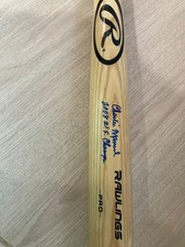 charlie manuel autograph and inscribed bat.   Free shipping 