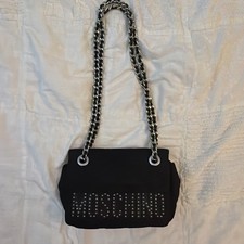 MOSCHINO Shoulder Bag Black Old Clothes Used Limited Edition VHTF Designer Colle