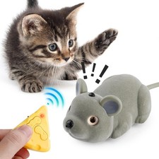 RC Mouse Toy for Cats   Remote-Controlled Mouse for Fun Chase, Training  Exerci