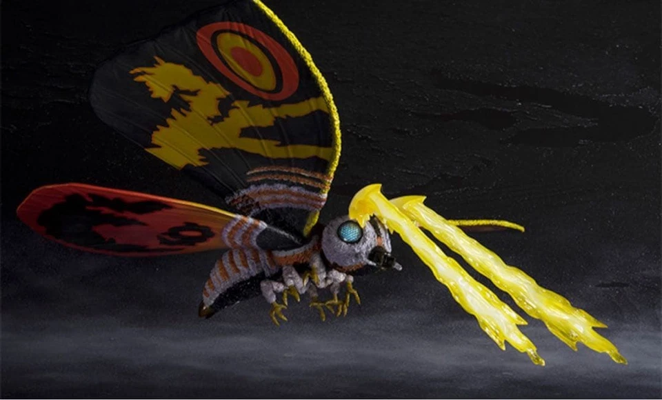 BANDAI S.H. Monster Arts Mothra Adult & Larva Special Color Ver Figure 2017 New - Image 3 of 4