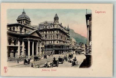 52227628 - Kapstadt Adderley Street Strassenbahn Kutschen Kapstadt / Cape Town
