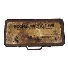 Vintage Hollywood Accessories Professional 21-piece Socket Wrench Set 3/8 1/4