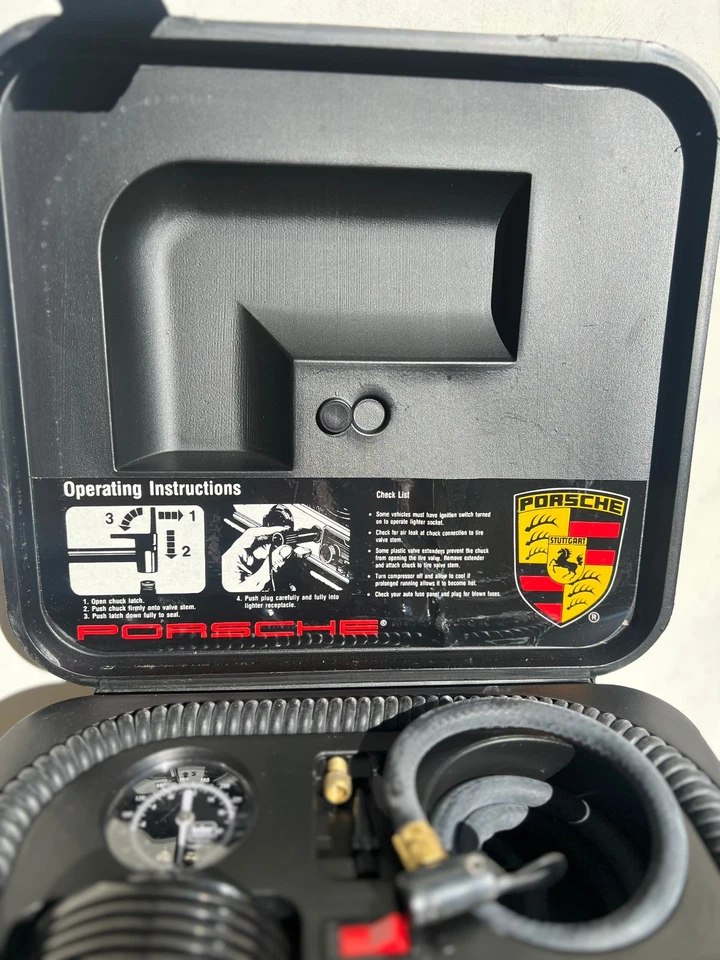 Inflador de aire intercompresor genuino Porsche OEM inflador de neumáticos 911 944 928 968 Foto 3 de 4