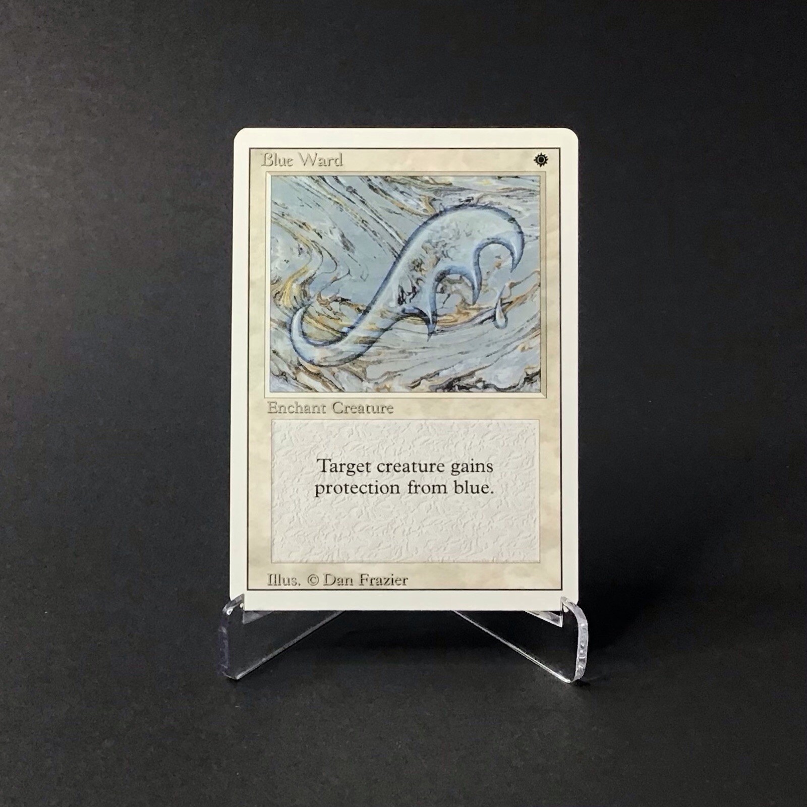 Magic: The Gathering Blue Ward MTG Revised Edition Vintage 1994 LP