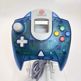 SEGA Dreamcast Controller & VMU Blue Atomic HKT-7700 Lot Tested New Battery Set