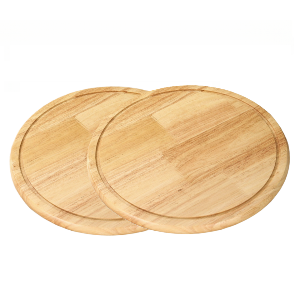 Table Decor Wooden Pizza Tray Warp Resistant Design Crack Free Material ...