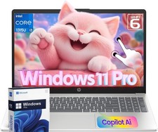 HP 15.6  Touch Laptop Computer Win11Pro 6 cores Intel core i3 UpTo 64GB RAM 2TB