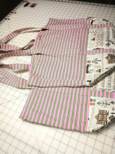2 Pk Reusable Lined Shopping Bags