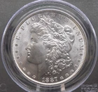 1887 "P" Morgan SILVER Dollar $1 PCGS MS64 #758 Unc BU Uncirculated ECC&C, Inc.