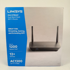 Linksys MR8300 AC1300 Dual-Band Mesh WiFi 5 Router Max-Stream 1200 Sq Ft 12 