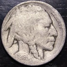 1919 D Buffalo Nickel 5c US Coin Denver Mint "Restored"