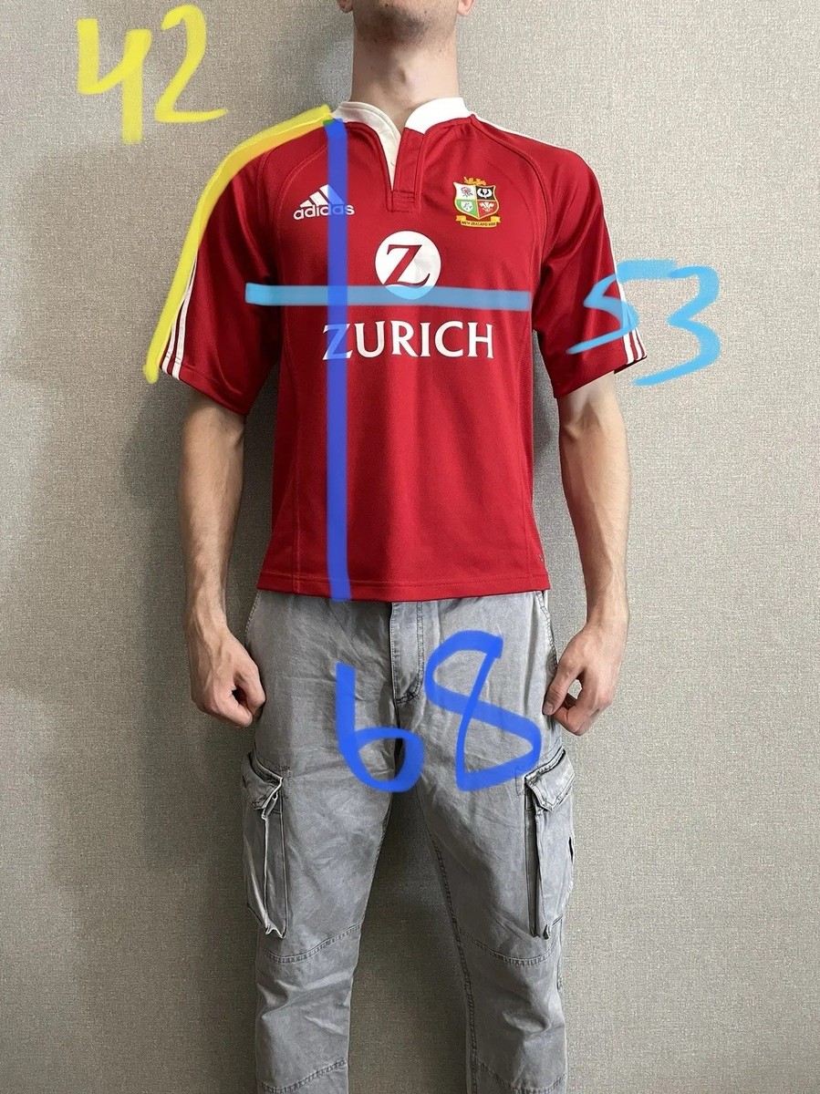 アディダス British Irish Lions Rugby Jersey Vintage 90's Adidas British And Irish Lions Rugby Union