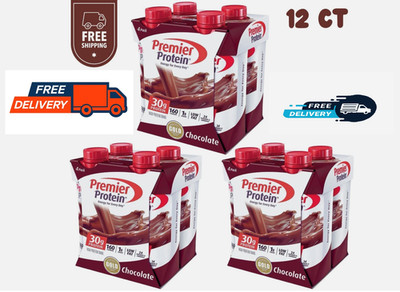Premier Protein Shake, Chocolate, 30g Protein, 11 fl oz, 12 Ct