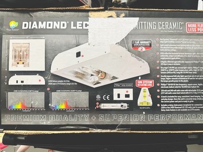 Sun System Diamond LEC CMH 1000w  Grow Light Kit Philips Lamp Reflector
