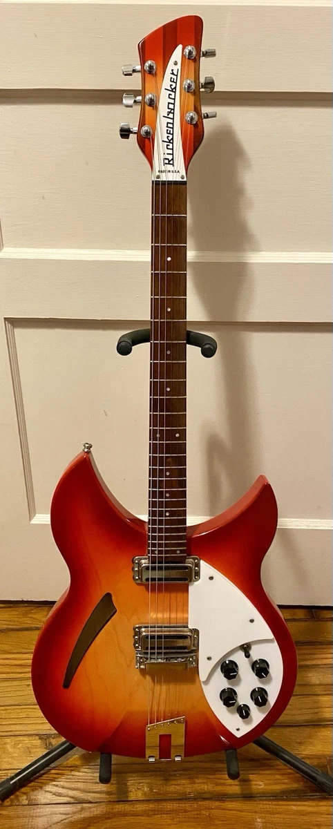 Rickenbacker 330 6 Fireglo Eletcric Guitar w/ Mastery Bridge