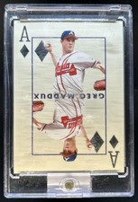 2000 Pacific Invincible Greg Maddux Diamond Aces #2 Braves