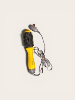 Drybar the Half Shot Yellow Electric Corded Small Round Blow Brush Dryer