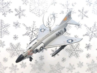 F-4 Phantom II Fighter Jet Airplane Christmas Ornament US NAVY Saratoga VF-103